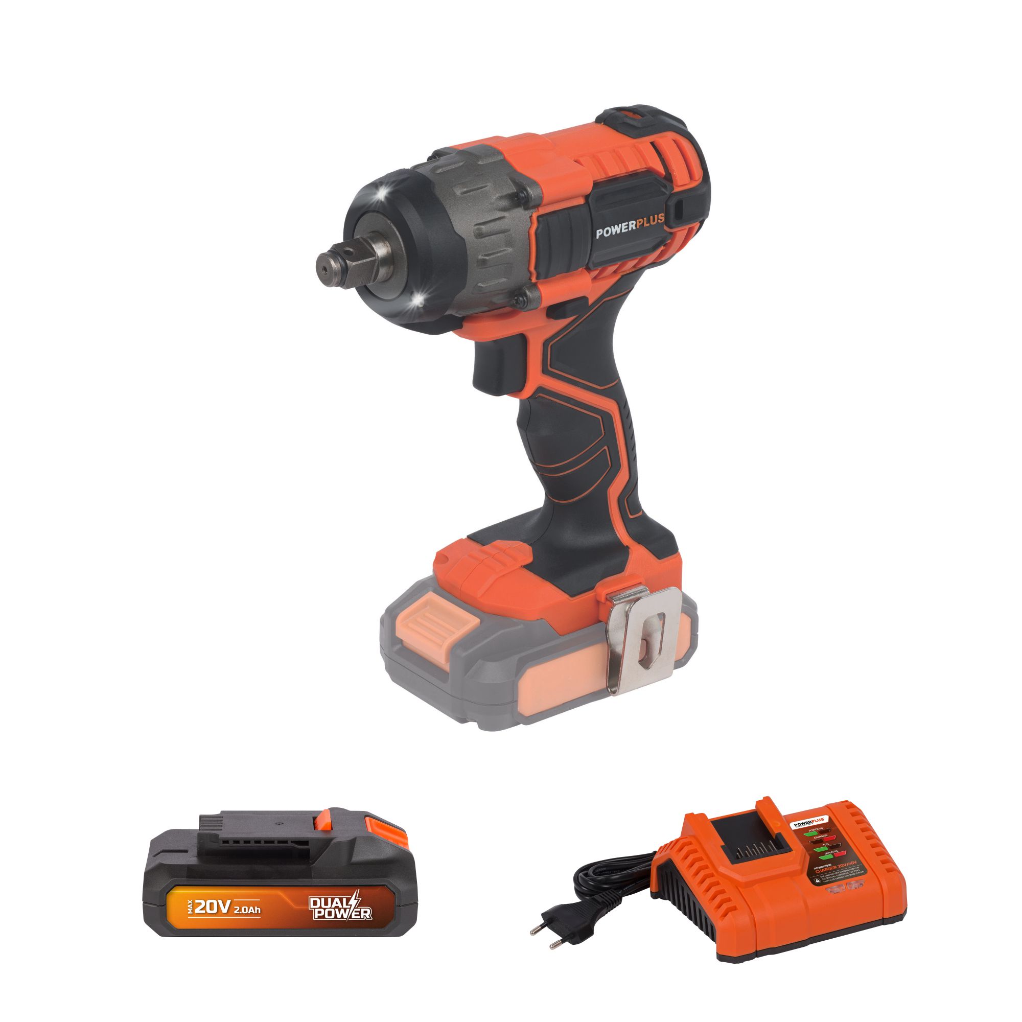 Dual Power 20V Impact Wrench Combo