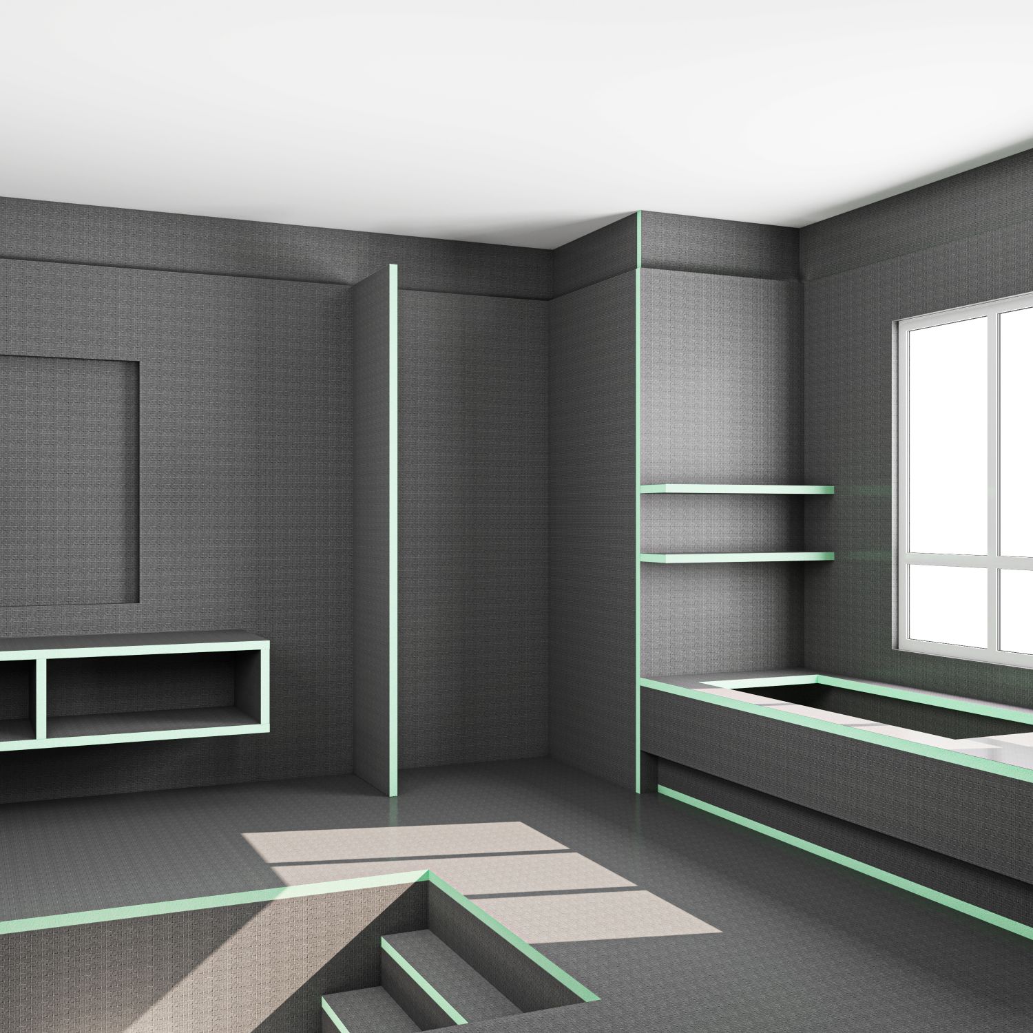 Aica Receveur De Douche À Carreler 1200x800mm Recoupable Sur Mesure Receveur Douche Italienne