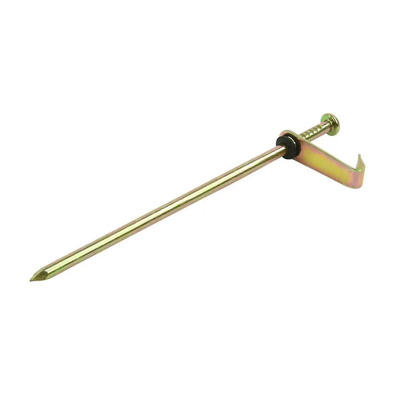 Piquet Roche Métal Avec Crochet 21cm
