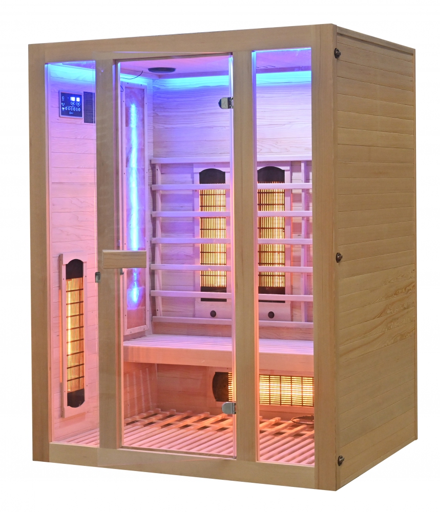 Infrasauna Belatrix Benton 3 Exclusive – detail interiéru a žiaričov