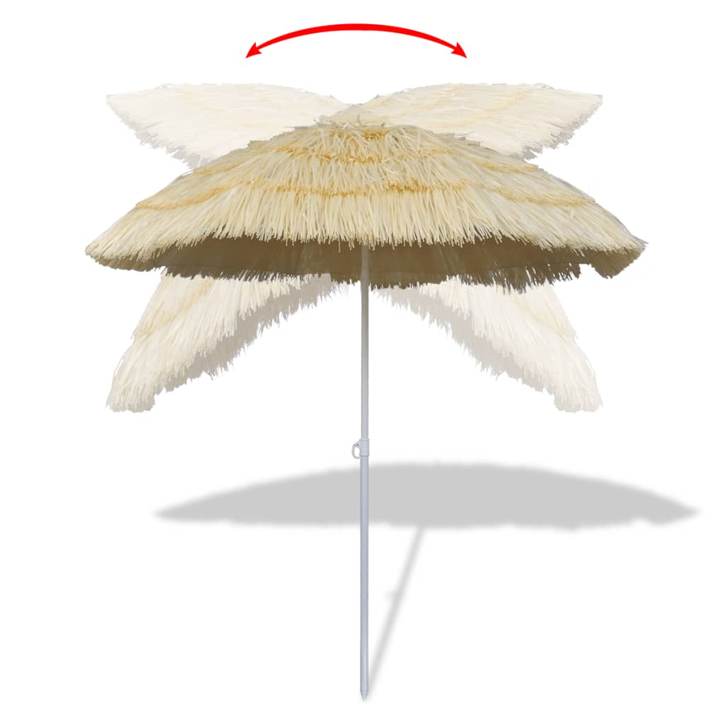 Parasol De Plage Inclinable Style Hawaii à Prix Carrefour
