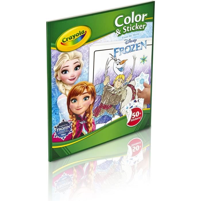 Crayola - Album De Coloriage Et Autocollants La Reine Des Neiges 2 - Disney