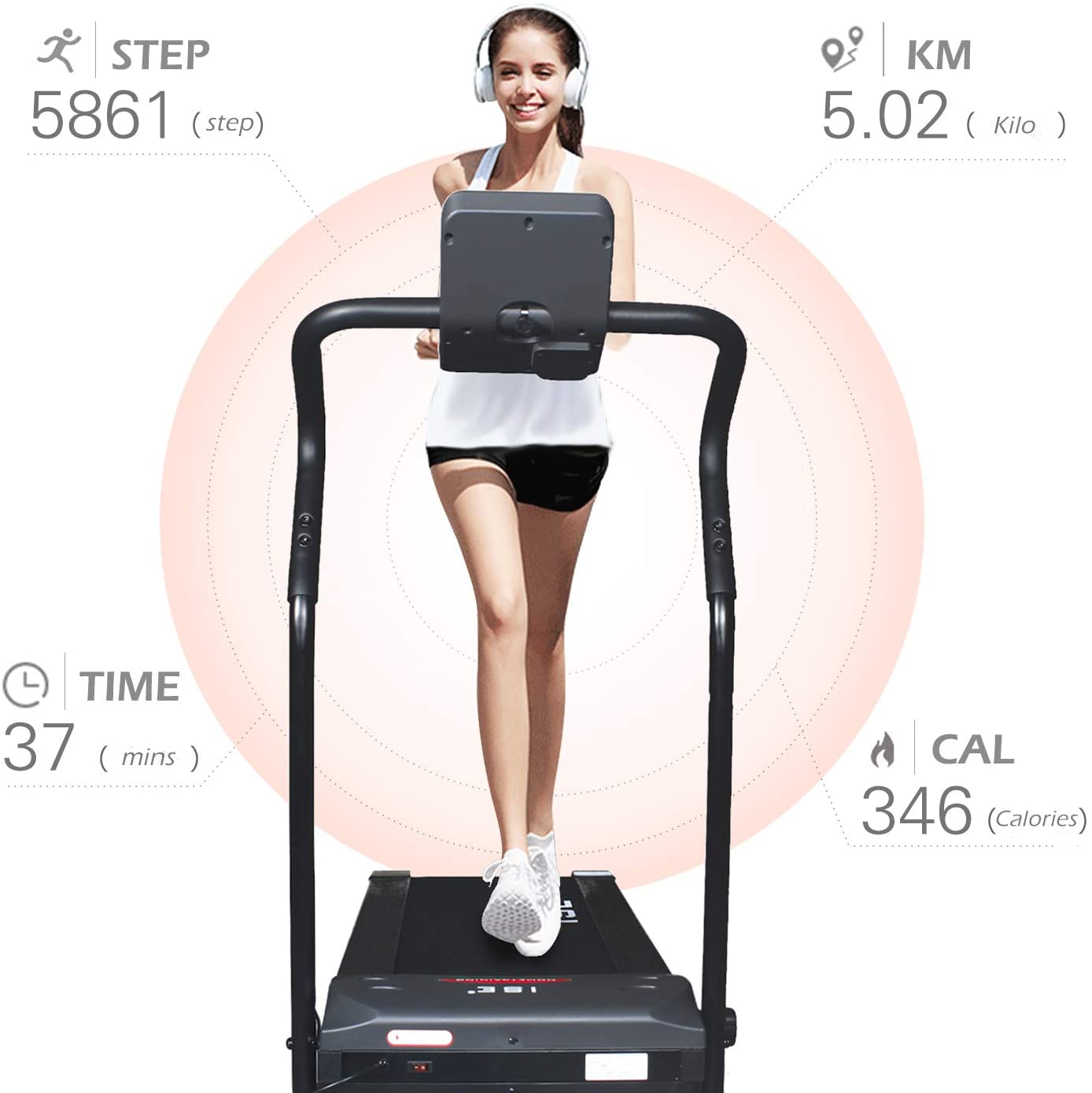 Ise Tapis De Course Pliable. SY-1006. 10km/h. 750 W. 4 programmes