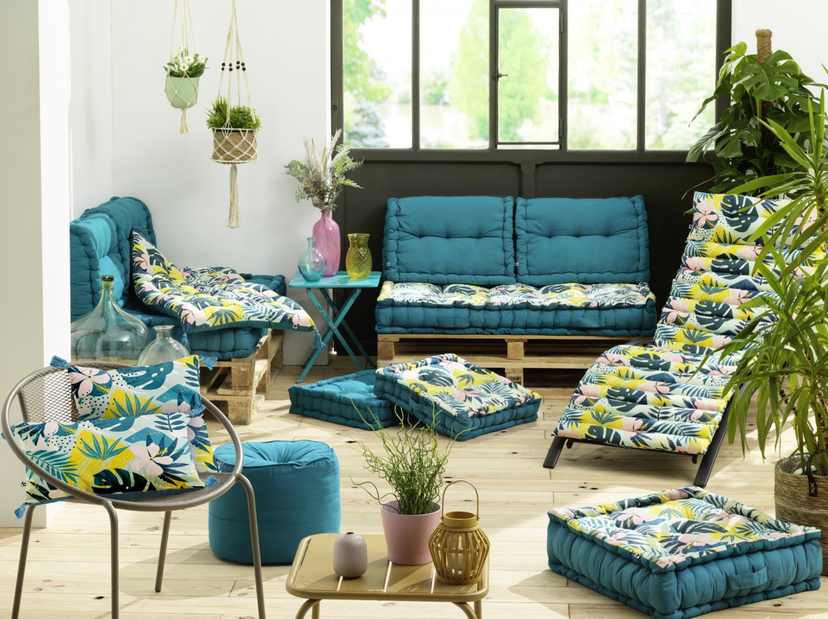 Ensemble Coussin De Palette Kalas Jasmin