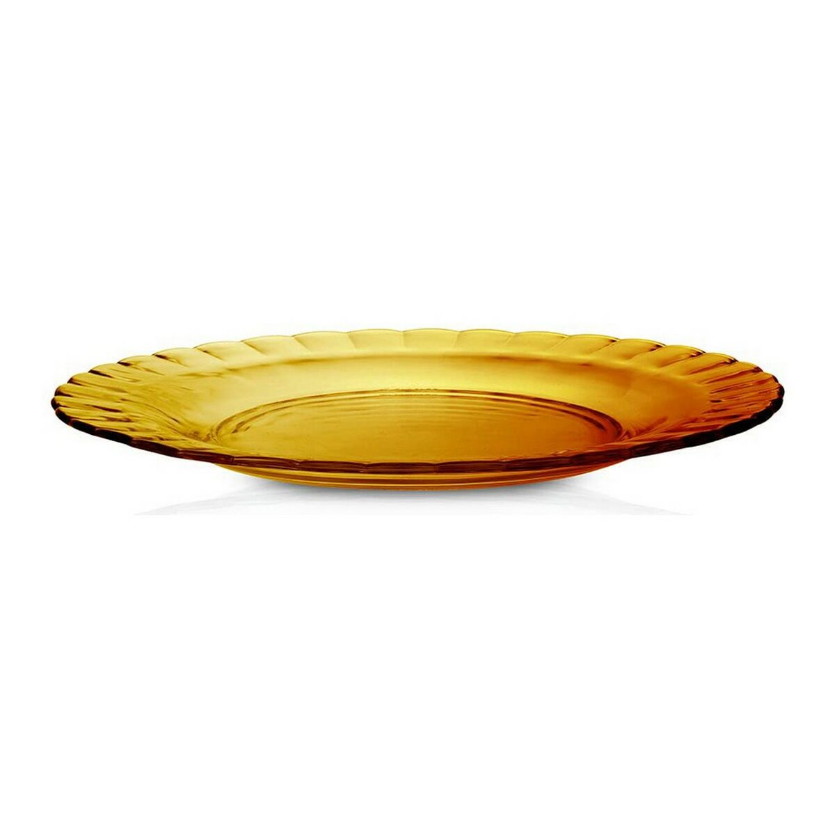 Assiette Plate Duralex Picardie Verre Ambre (ø 26 Cm)