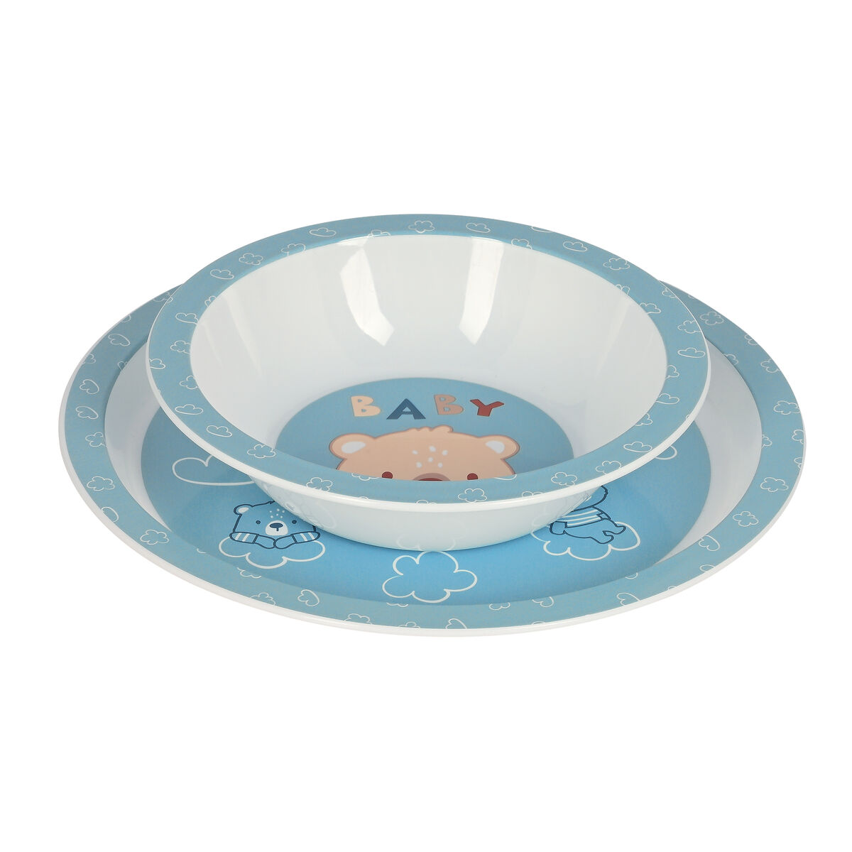 Ensemble Vaisselle Pour Enfants Safta Baby Bear (4 Pièces)