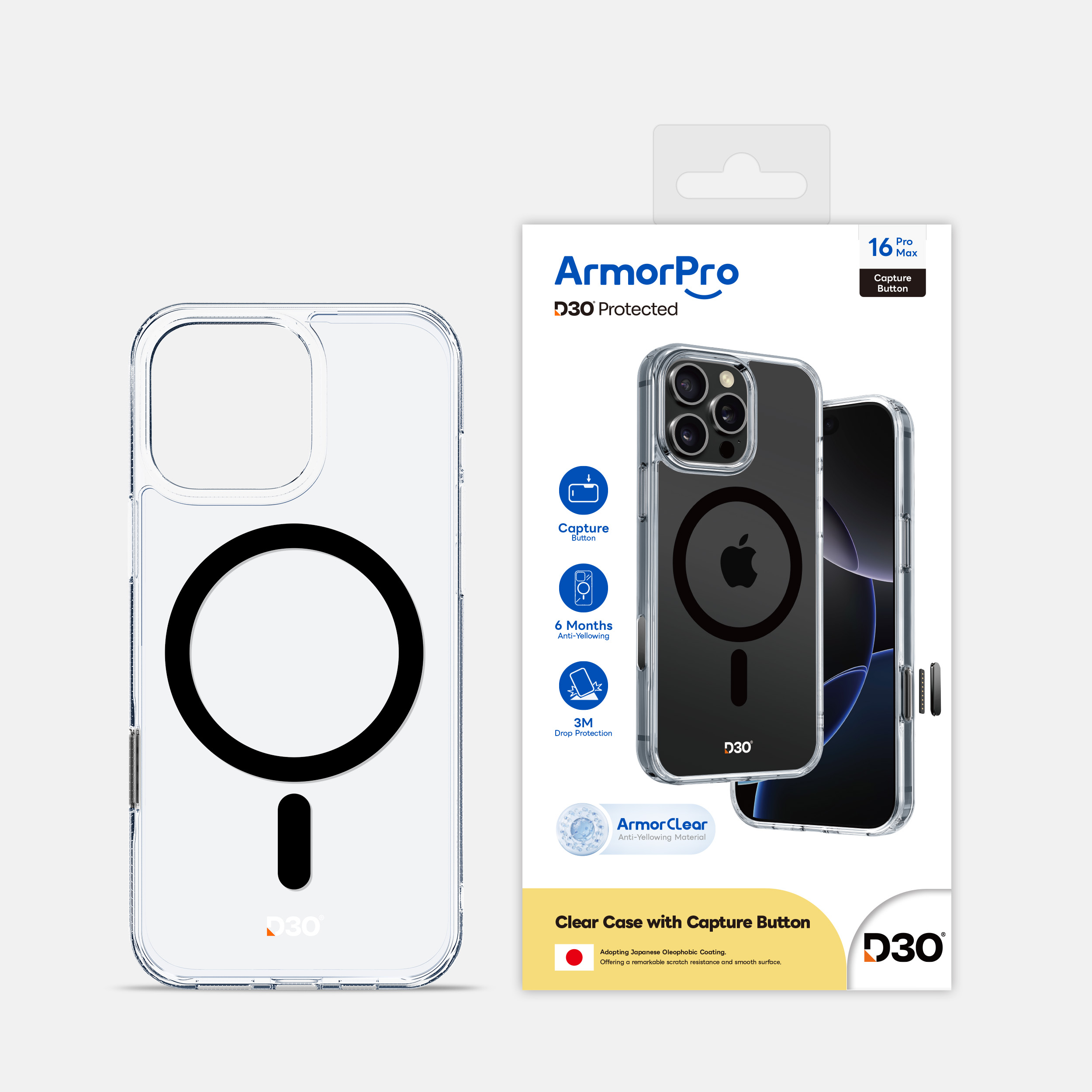 ArmorPro iPhone 16 Pro Max Back Cover Mobile Case