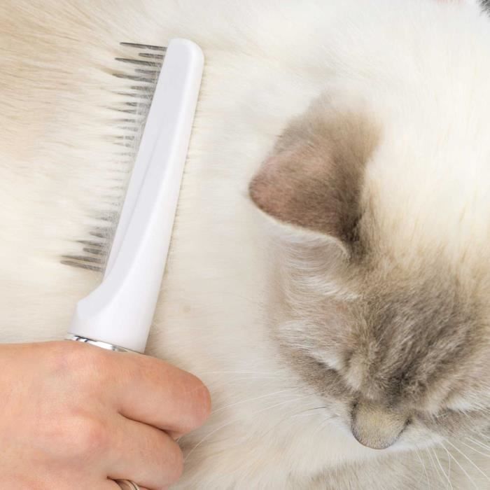 Cat It Trousse De Toilettage A Poil Long - Blanc - Pour Chat