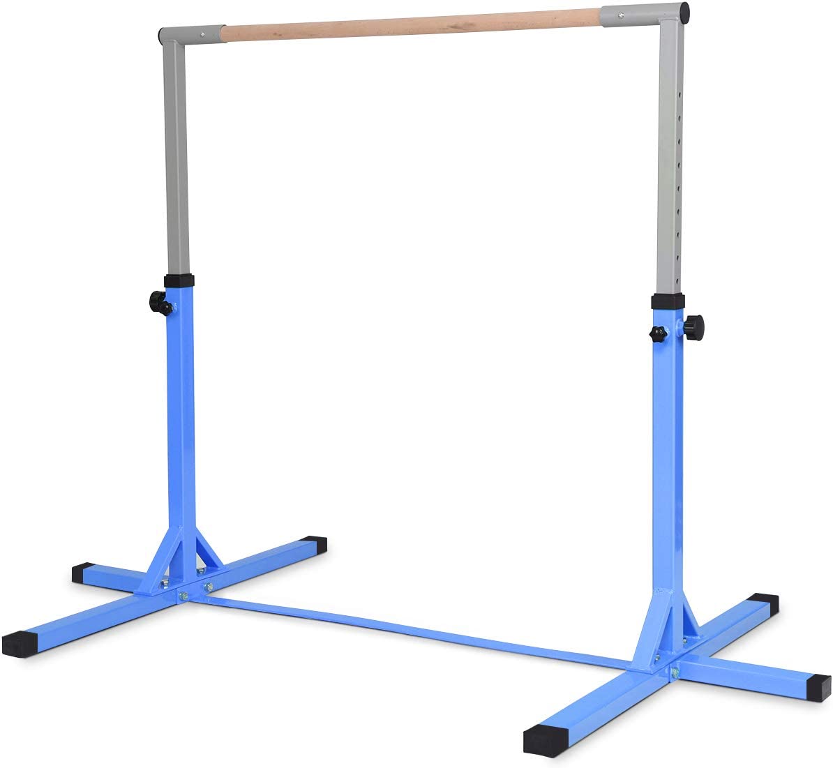 Costway  Barre De Gymnastique Hauteur En Acier Réglable De 91 À 150cm Capacité De Poids 100kg Pour Ecole