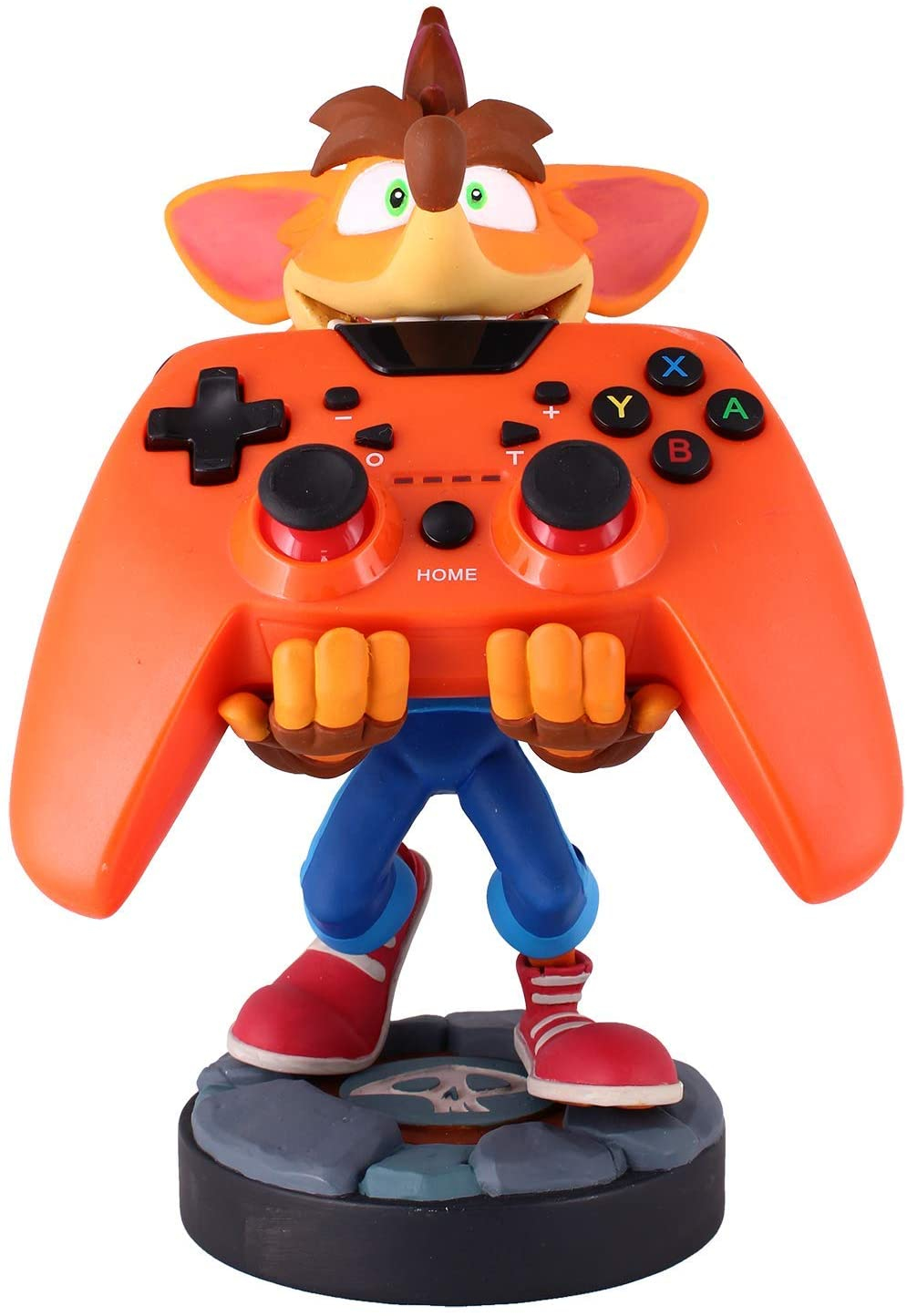 Figura de acción Crash Bandicoot Quantum - Soporte y cargador para mando y smartphone - Exquisite Gaming