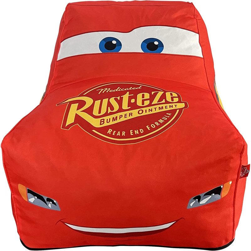 Pouf Cars Flash Mcqueen Rouge à Prix Carrefour