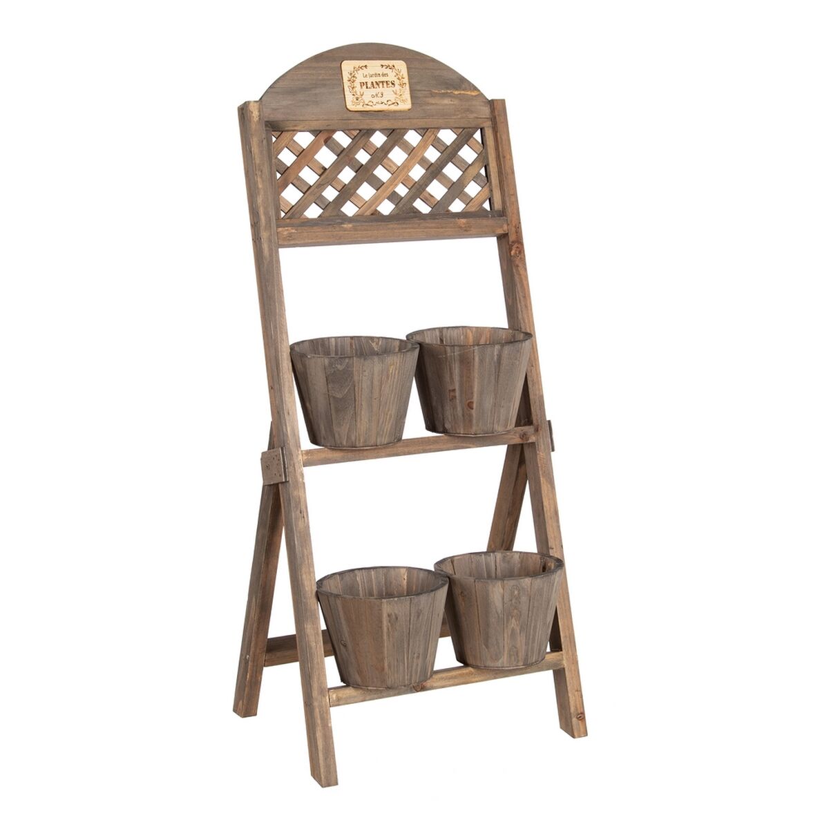 Cache pot 34 x 15 x 82 cm naturel bois prix carrefour