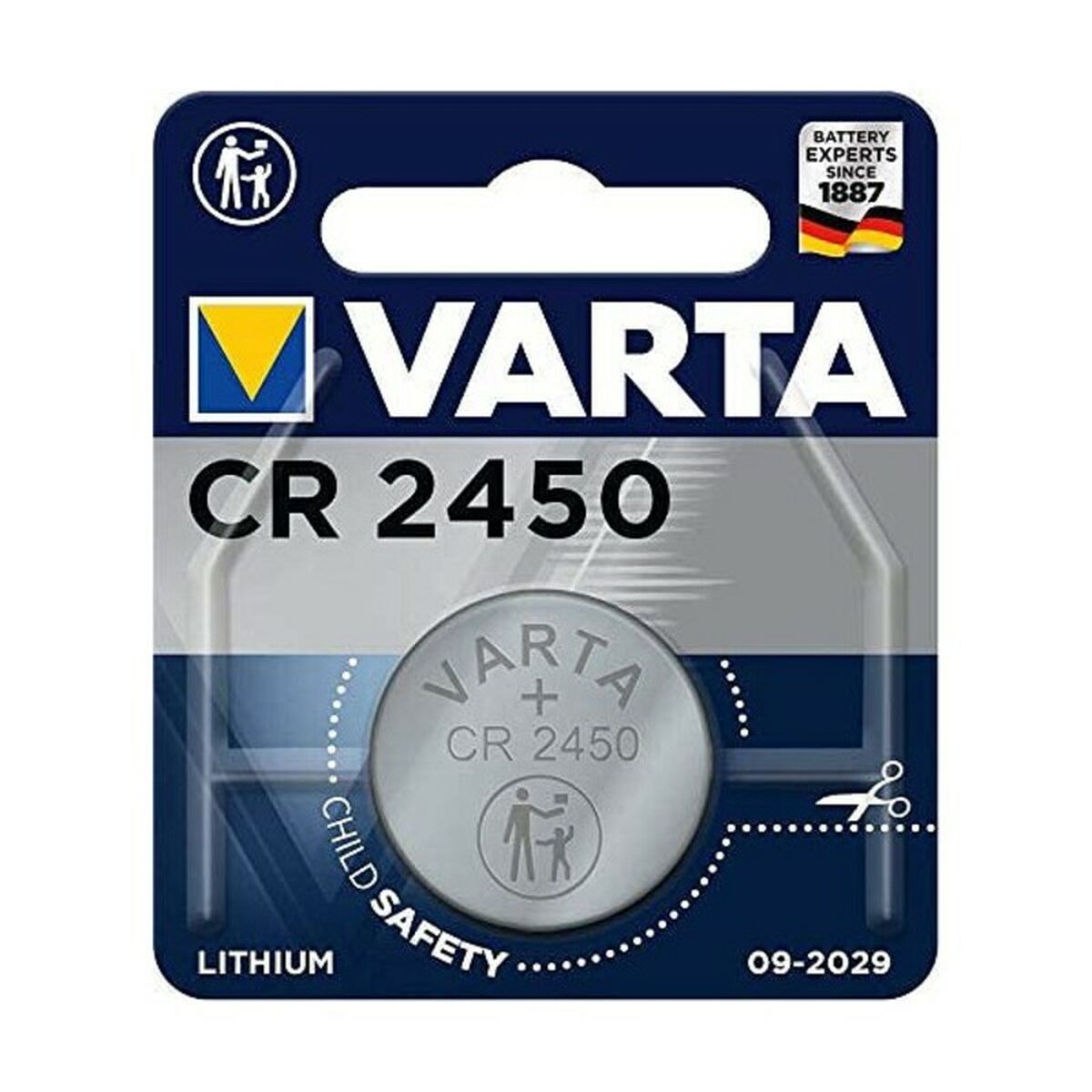 Pile Bouton Au Lithium Varta Cr 2450 Cr2450 3 V 560 Mah