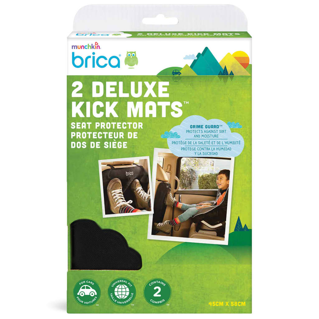 Tapis De Siège Auto Avant Deluxe 2 Pcs 45x58 Cm Noir Munchkin