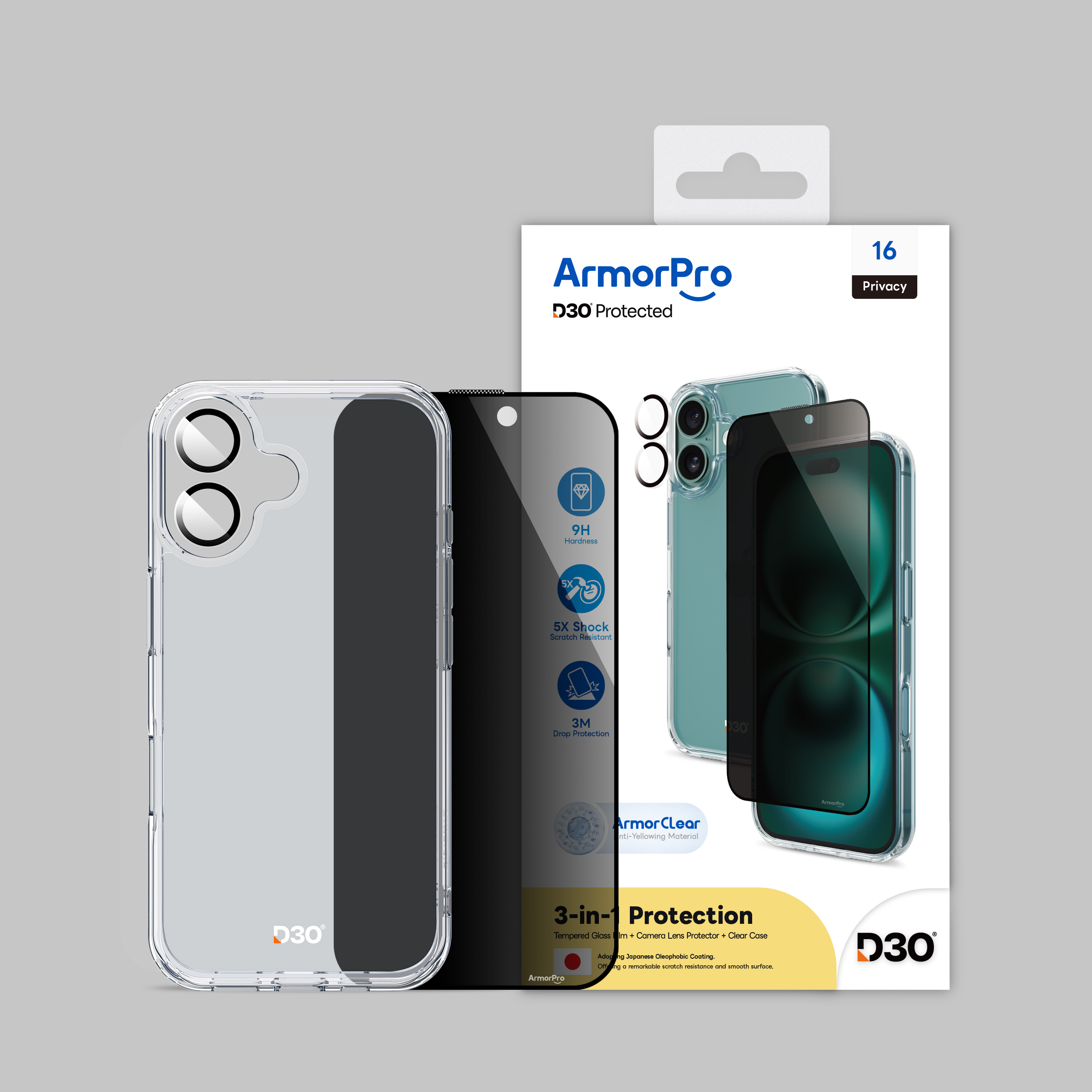 ArmorPro iPhone 16 Back Cover Mobile Case