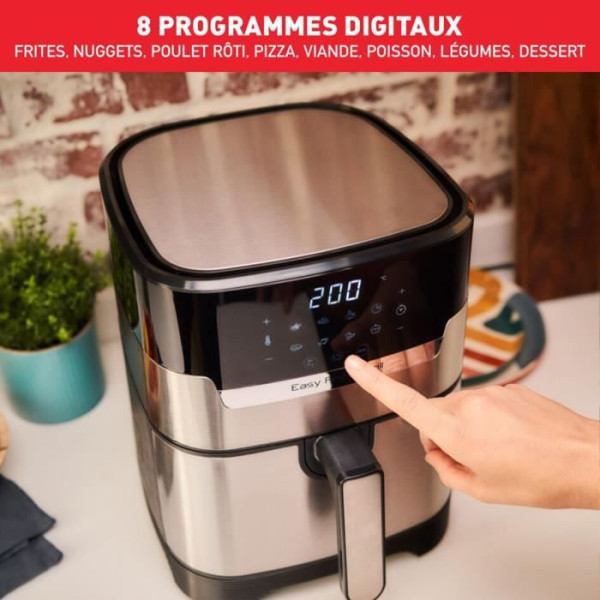 Friteuse Electrique Moulinex Sans Huile + Grill 4.2 L Température ...