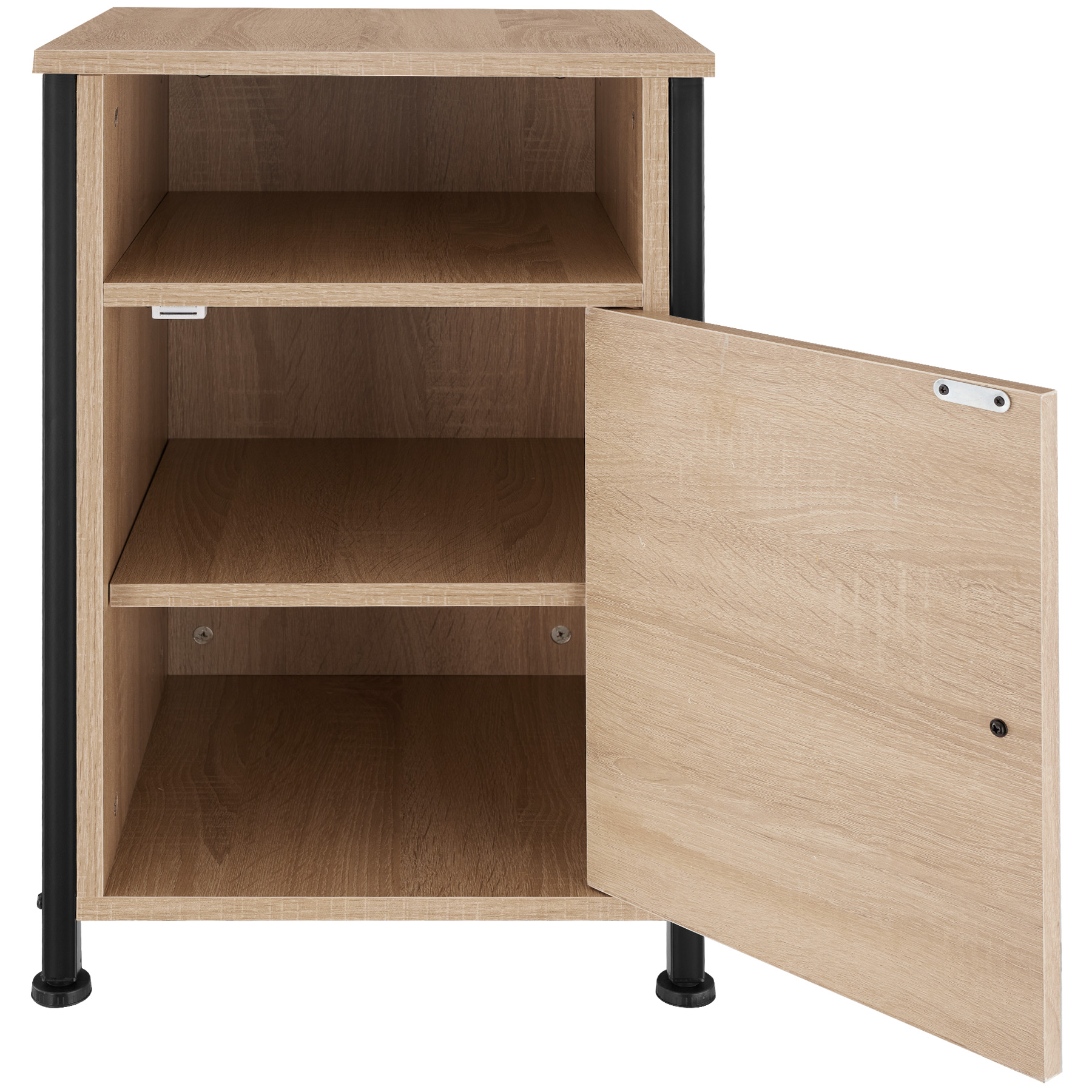 Table De Chevet Blackburn 40x42x60 5cm Bois Clair Industriel Ch ne 