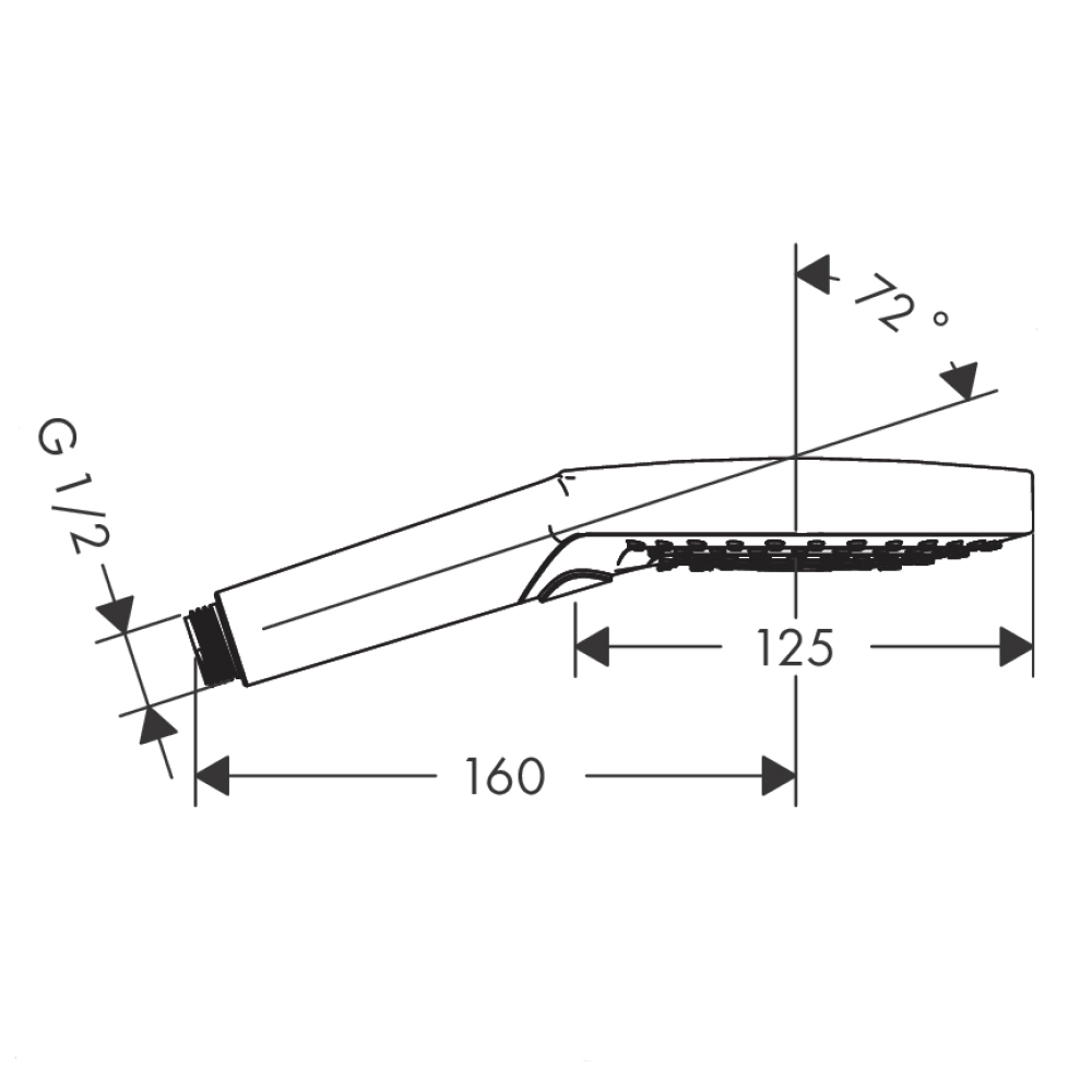 Douchette À Main Hansgrohe Raindance Select S 120 3 Jets Chromé