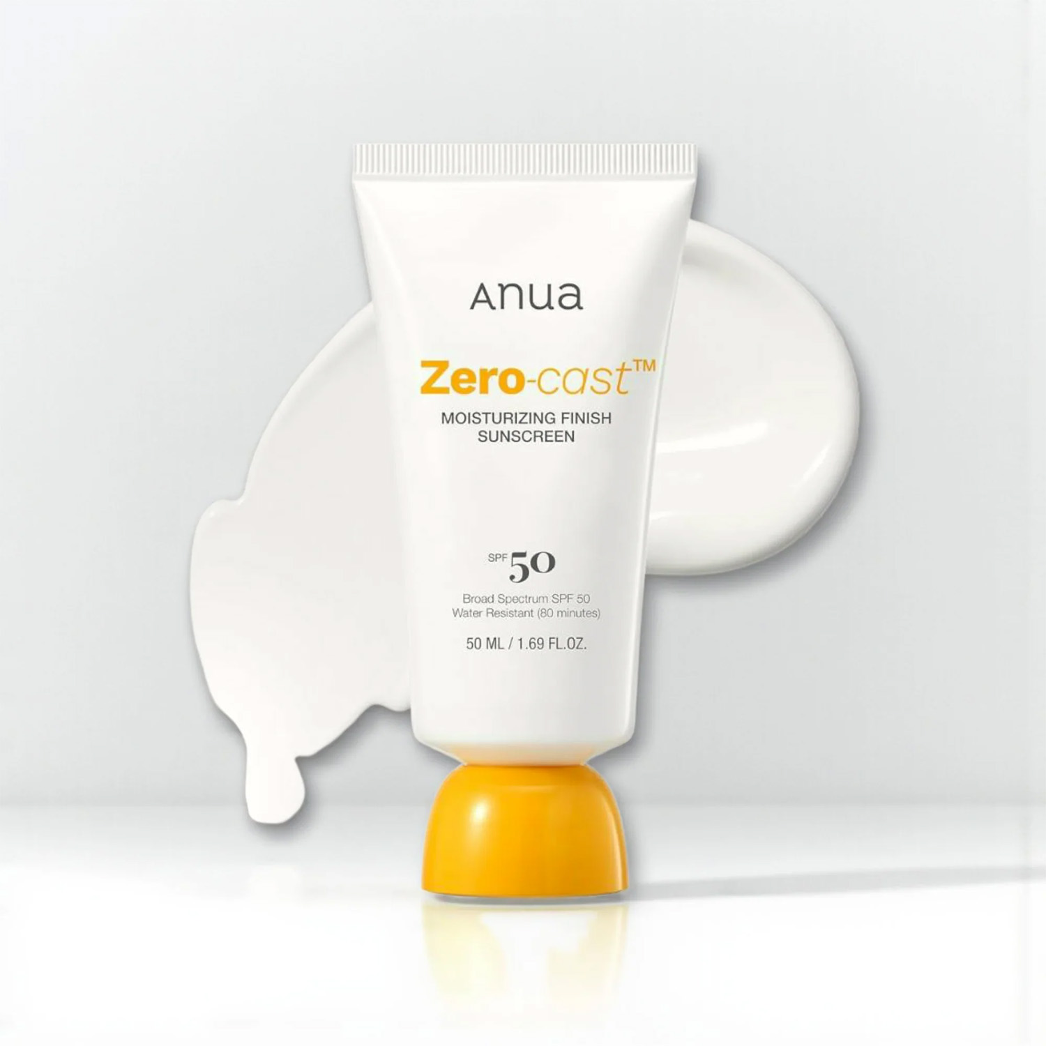 Hydratačný opaľovací krém ANUA SPF 50 bez bieleho filmu