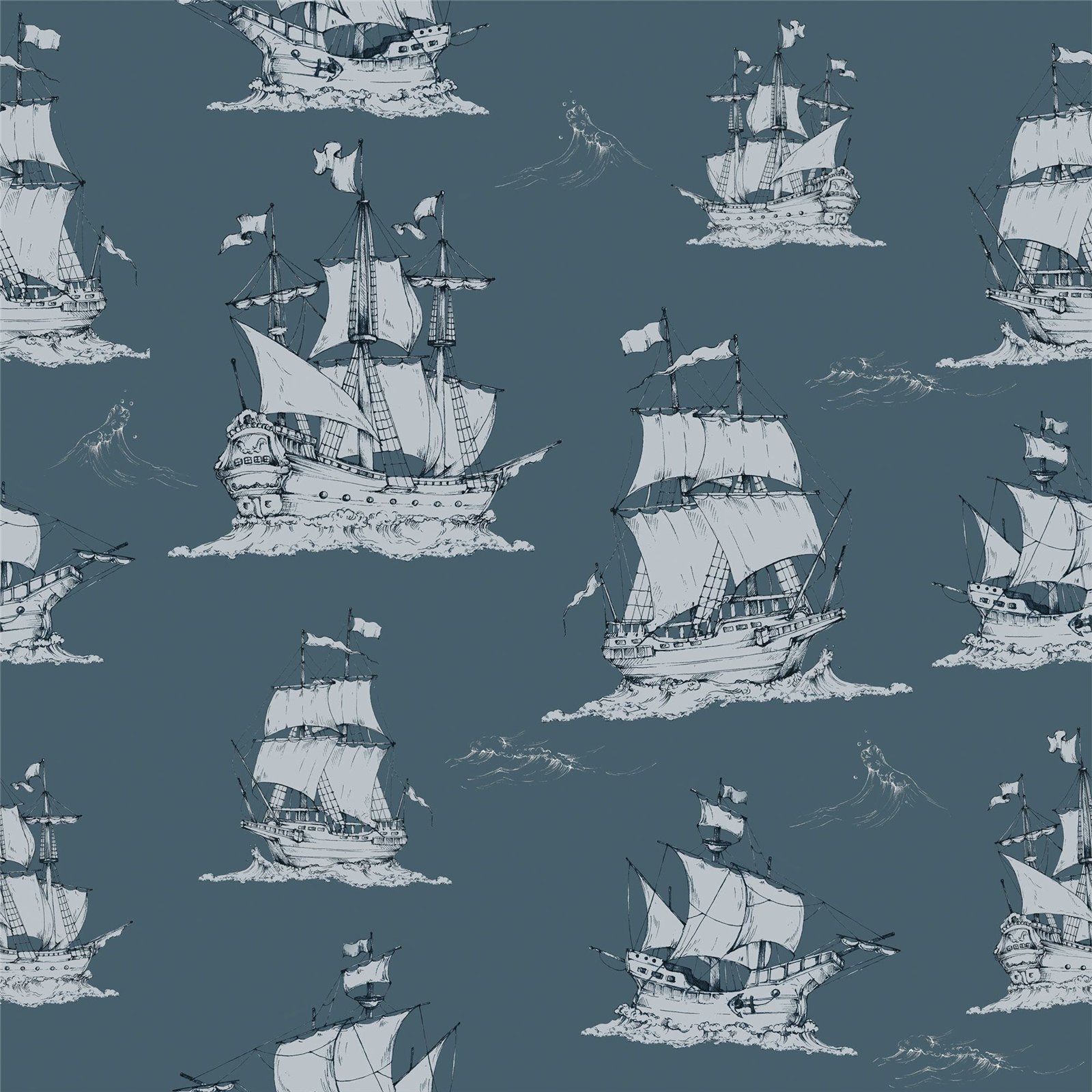 Papier peint Laura Ashley Painterly Stripe 1005 x 52cm Bleu | Leroy Merlin