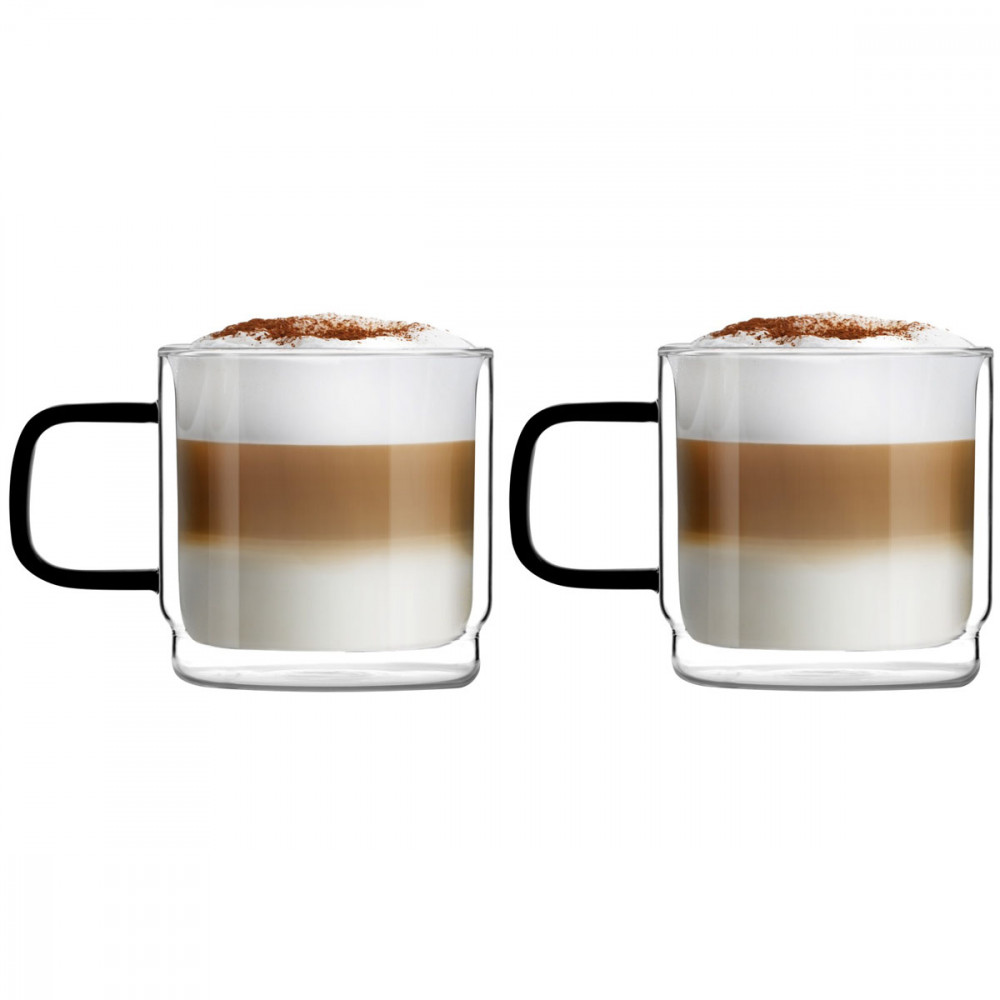 Verres Doseurs Tasse à Mesurer Expresso 75ml Avec Manche Bois - Verre Borosilicate Verre à Mesurer 75 Ml