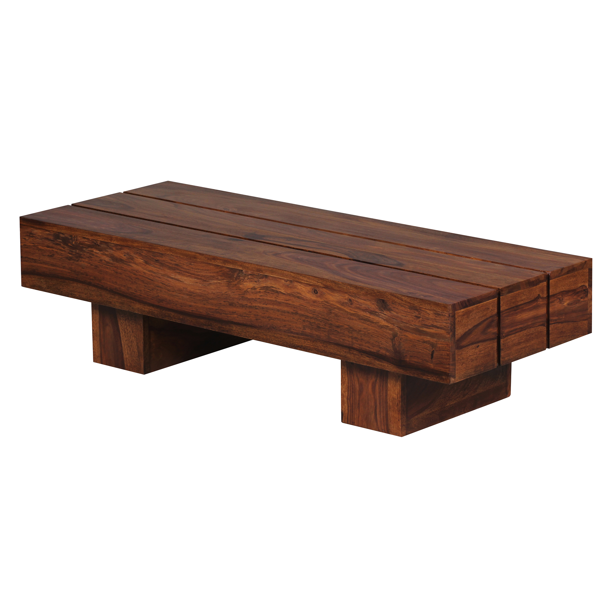 Finebuy Table Basse En Bois Massif 120 Cm De Large Table De Salon Table D'appoint Maison De Campagne