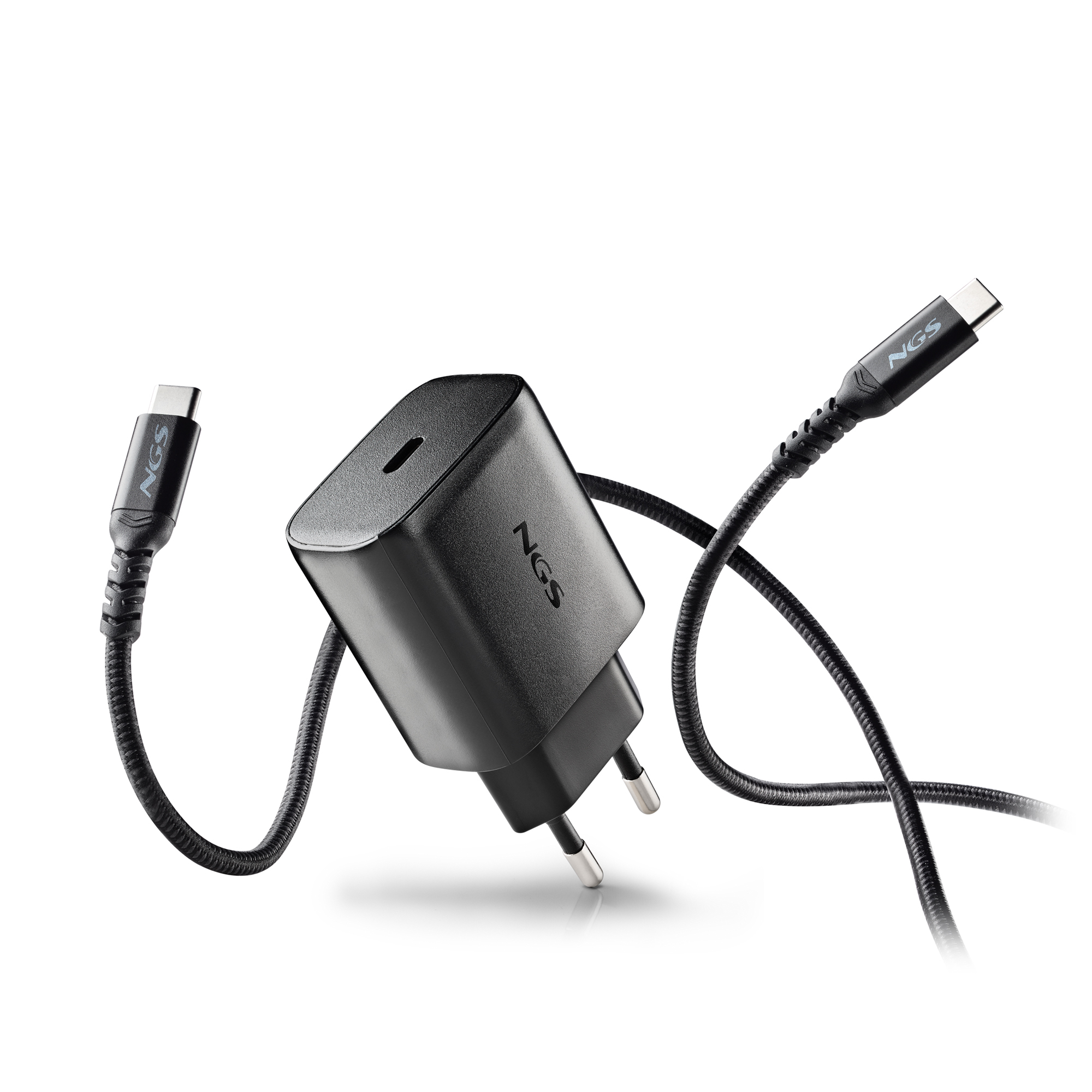 Chargeur Rapide 100W Fast-026 Nano II - 4 Ports (2 USB-C + 2 USB-A), GaN, Pour Téléphone, Laptop, Tablette - 7