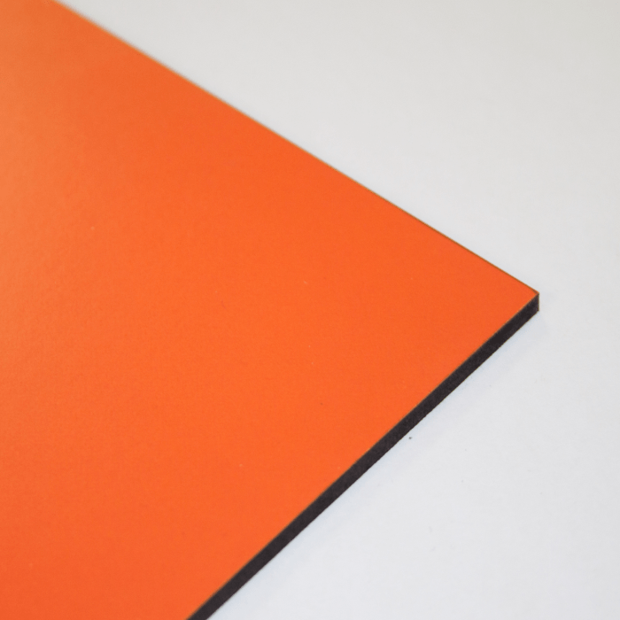 3mm Melamine on MDF - SMOOTH Orange 1000 x 600mm