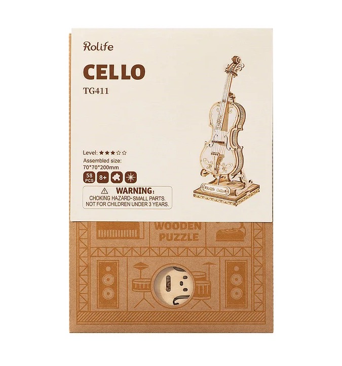 Maquette En Bois Violocelle