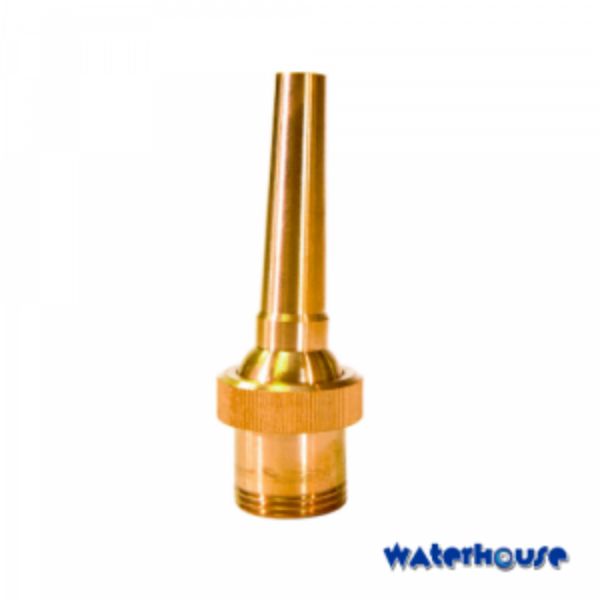 Adjustable Straight Flow Fountain Nozzle 15mm Male Connection - Brass