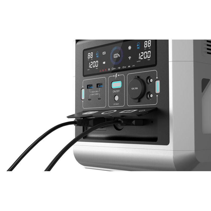 Vigorpool Batteries Lithium Portables 1200w Alimenter Jusqu'à 12 Appareils Simultaném