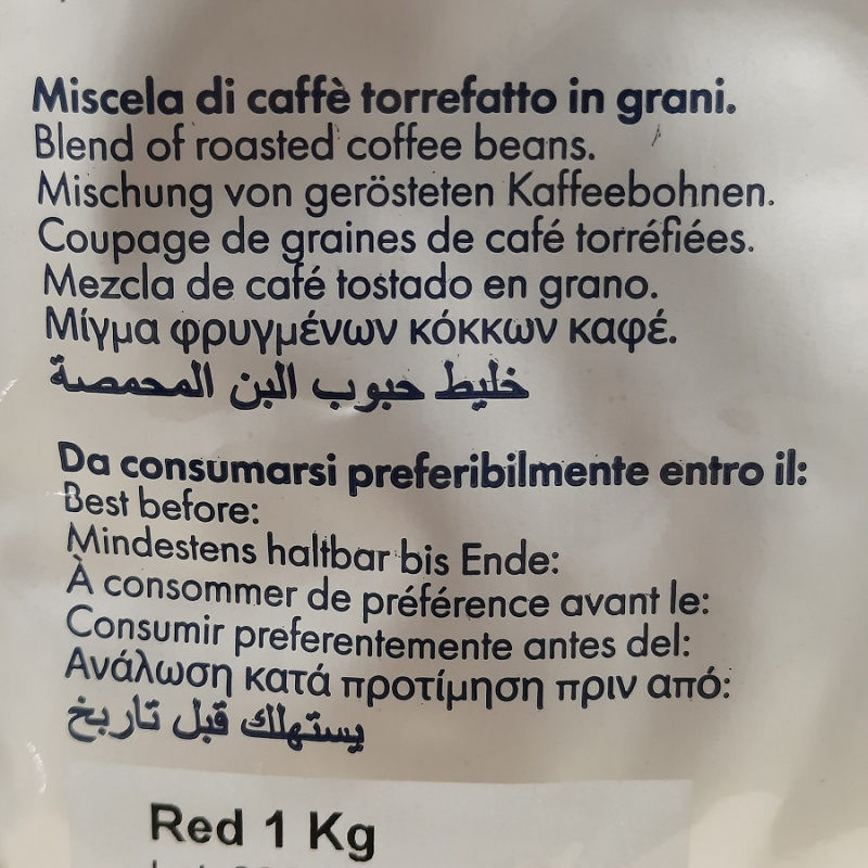 Café En Grains Mélange Rouge Caffè Borbone 1 Kg CAFFÈ BORBONE