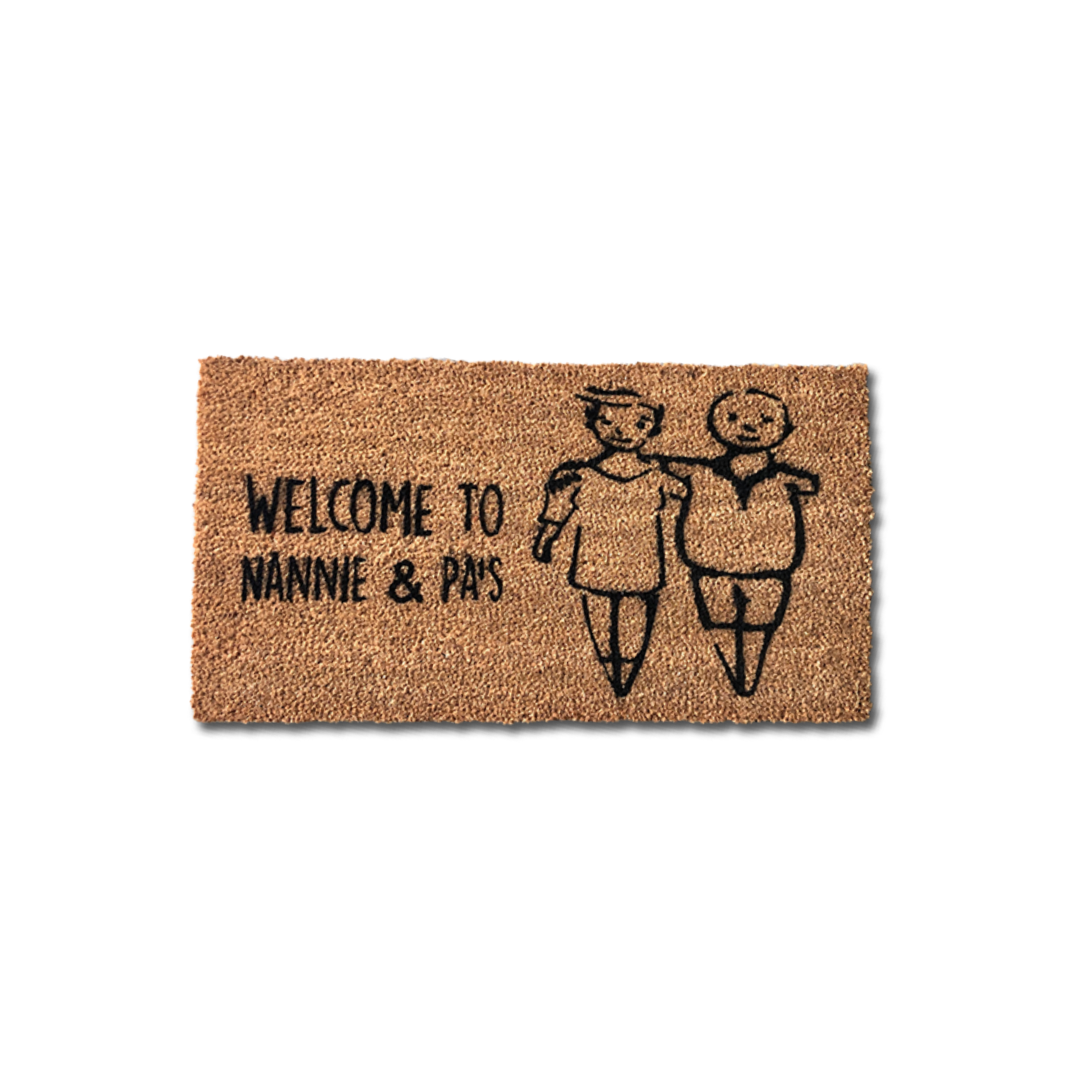 Matnifique Coir Doormat - Nanna & Pa 700 x 400 x 14mm