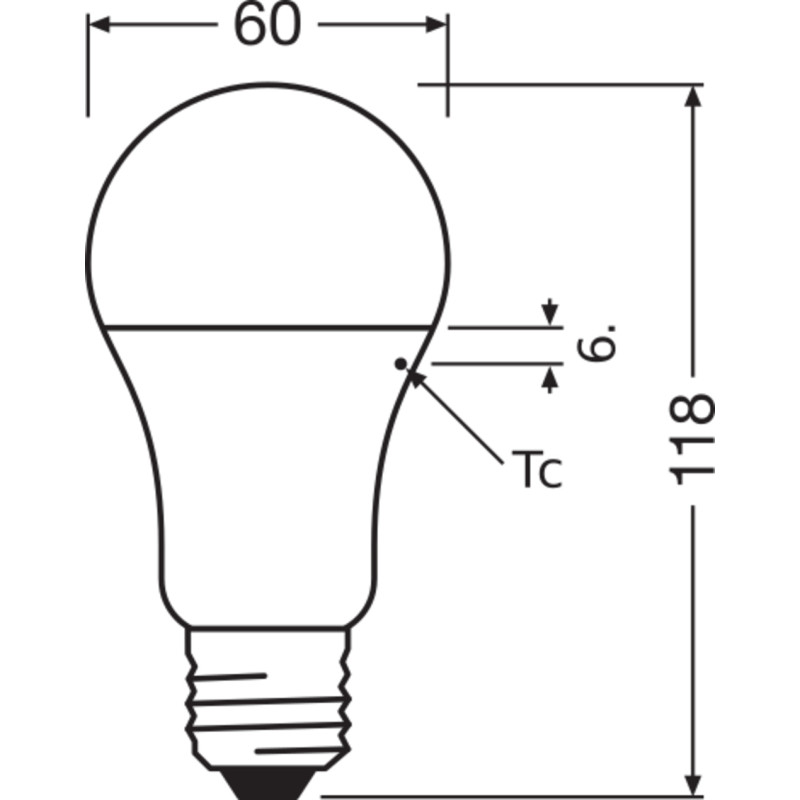 Pack 3 Ampoule Led Bellalux A E27 Opale 10w 1055lm 4000k Ip20 200° [lv-4058075595569]