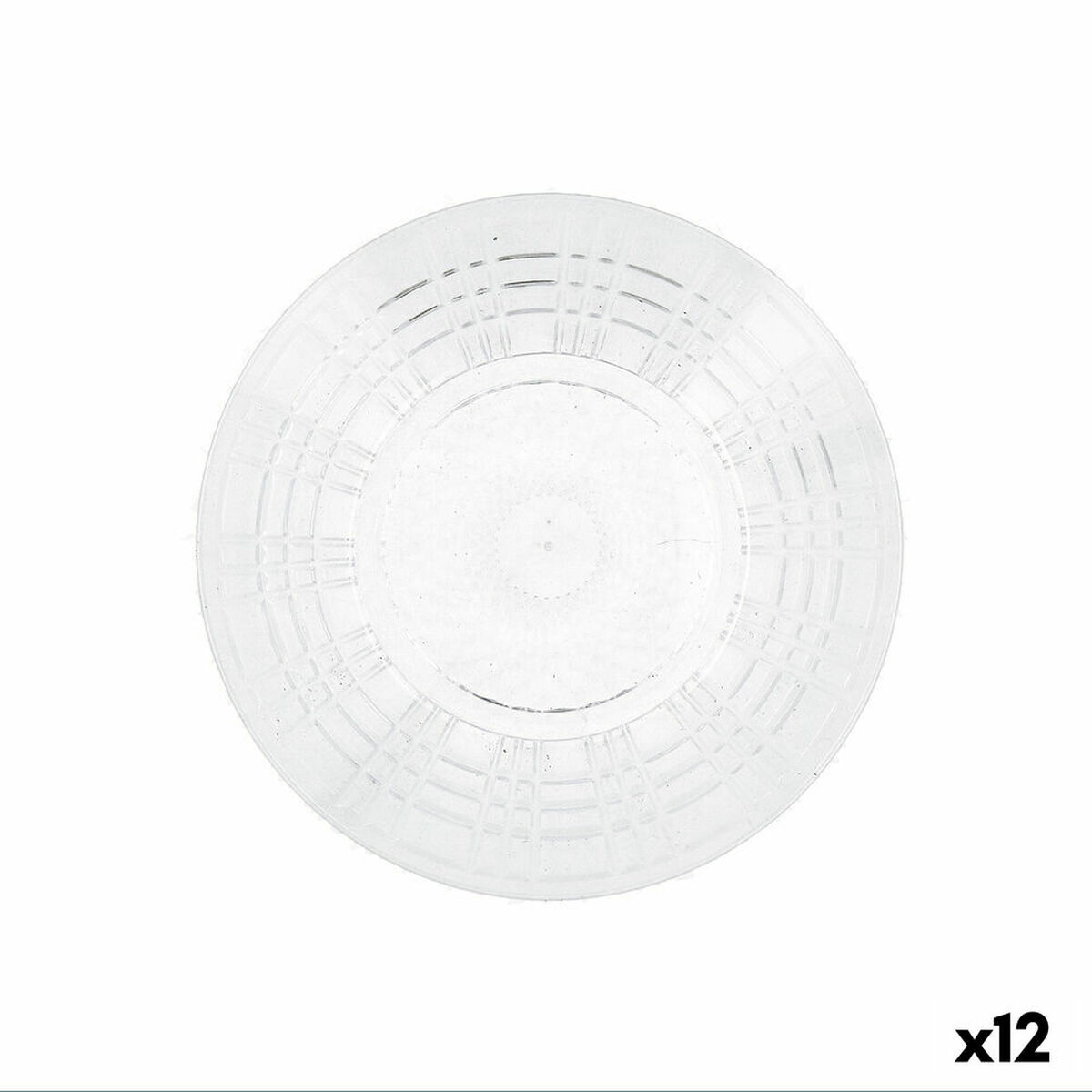 Assiette À Dessert Quid Viba Transparent Plastique (20 Cm) (pack 12x)
