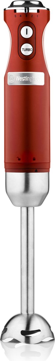 Westinghouse - Retro -  Grille Pain 4 Fentes  + Bouilloire 1,7 L - Mixeur Plongeant - Rouge