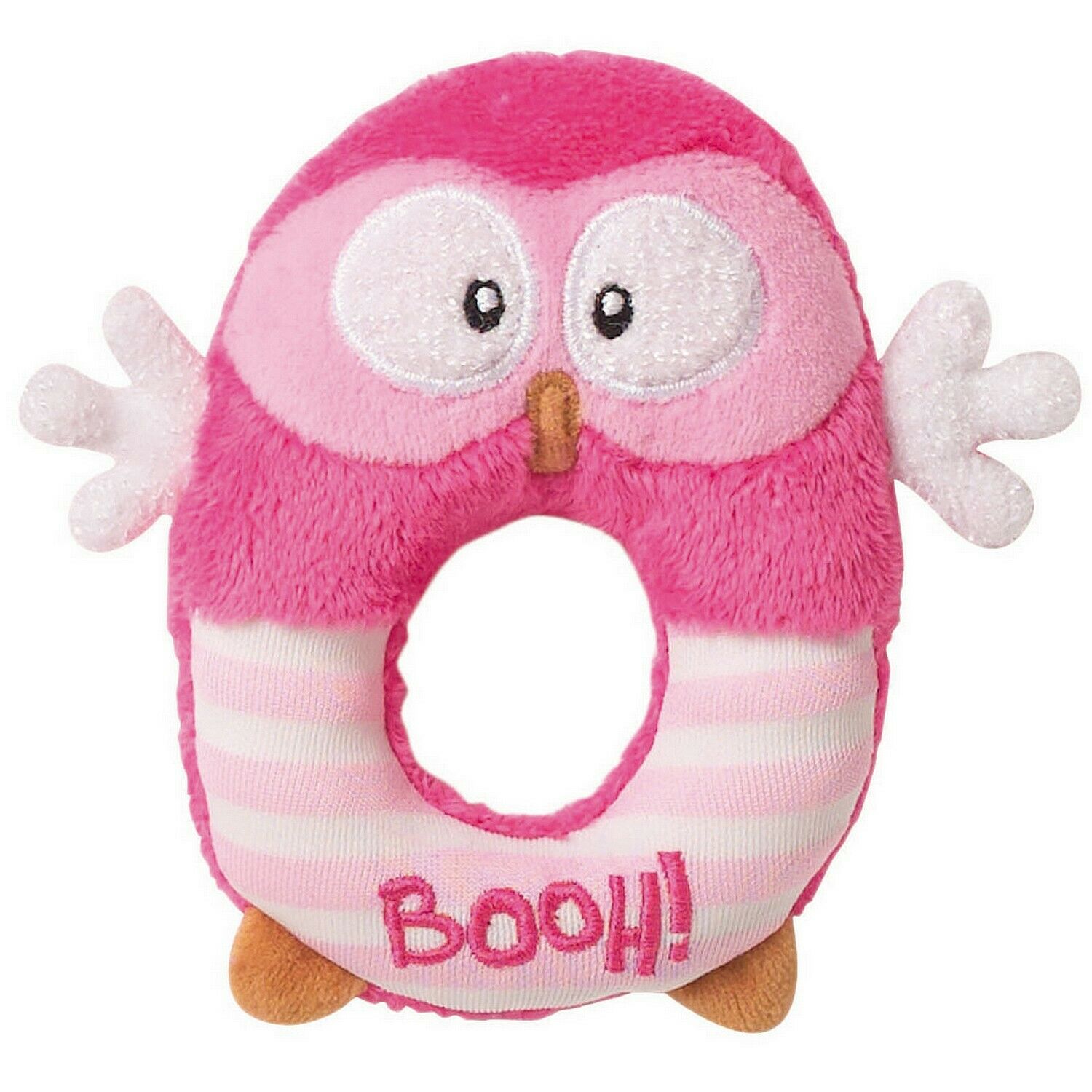 Luminou Booh Anneau Hochet Peluche 11cm 2 Ast
