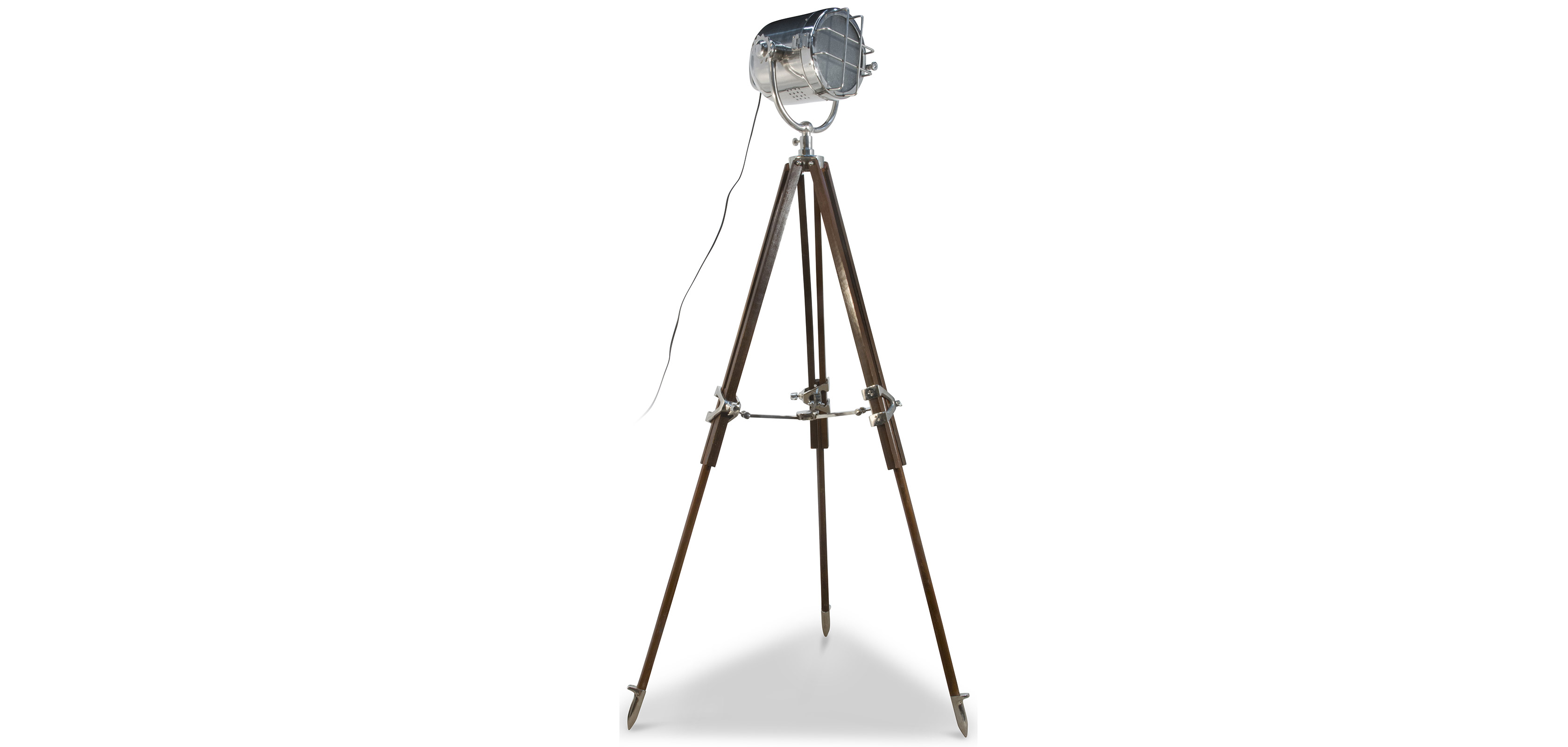 Lampe trépied style vintage projecteur cinéma - Décoration