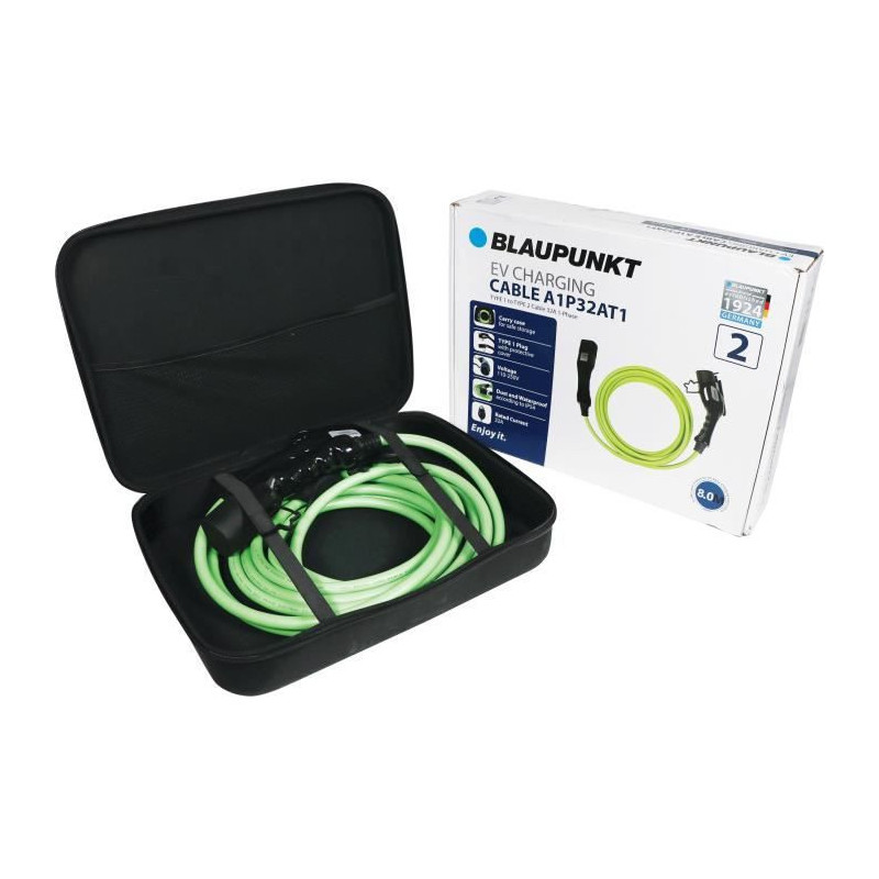Cable Charge Vehicule Electrique T1-t2 A1p32at1 N?2 Blaupunkt