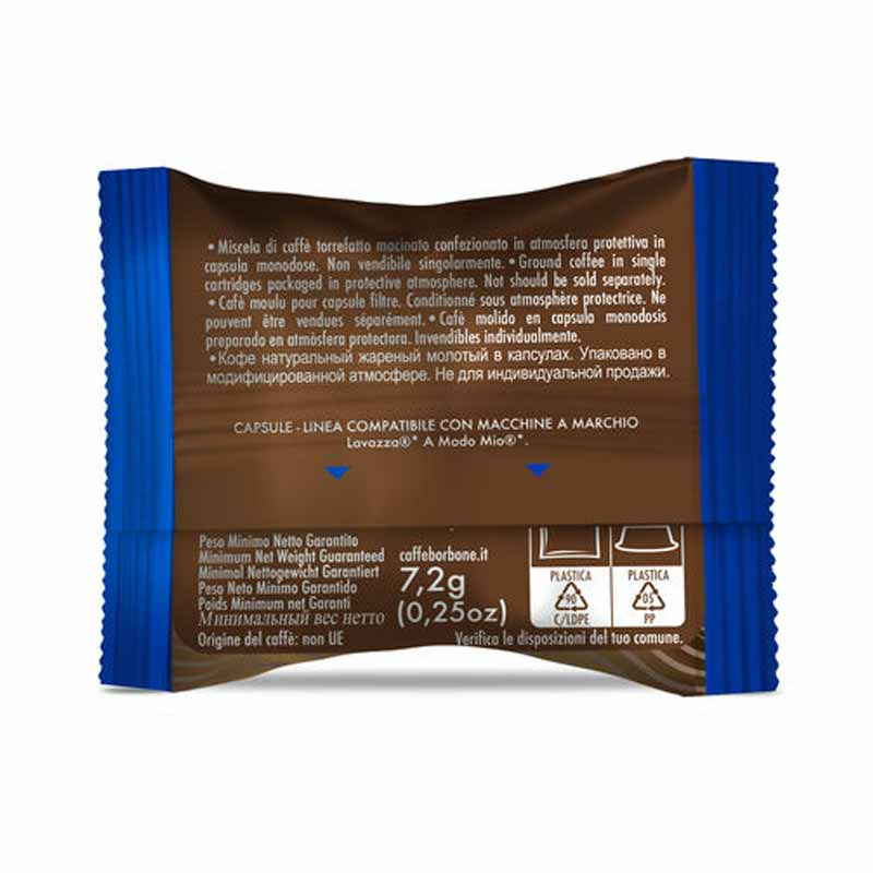 150 Capsules Café Borbone Mélange Bleu Compatibles Lavazza A Modo Mio® CAFFÈ BORBONE
