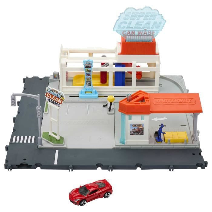 Matchbox Playset Station De Lavage Mbx Vehicules 3 Ans Et + à Prix Carrefour