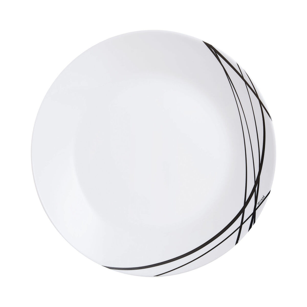 Assiette Plate Arcopal Domitille Bicolore Verre (25 Cm) (12 Unités)
