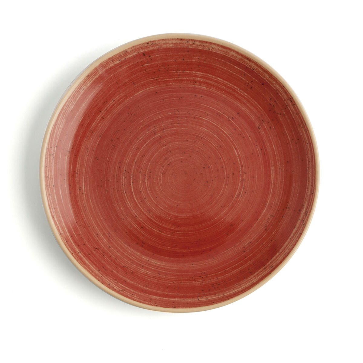 Assiette Plate Ariane Terra Céramique Rouge (ø 18 Cm) (12 Unités)