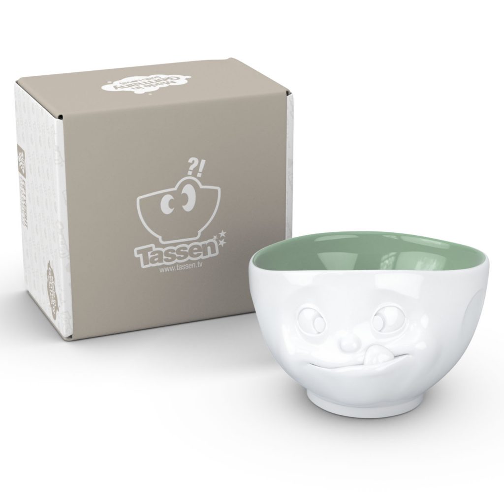 Bol 500ml En Porcelaine Humeur Du Matin Miam Tassen – Intérieur Vert Pin