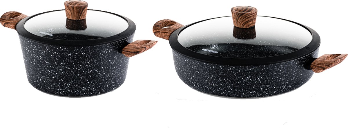 Westinghouse - poêle à frire 28 Cm + Casserole 28 Cm - Induction - Édition Spéciale