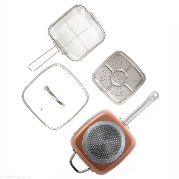 Poêle Multifonction En Céramique Avec Accessoires