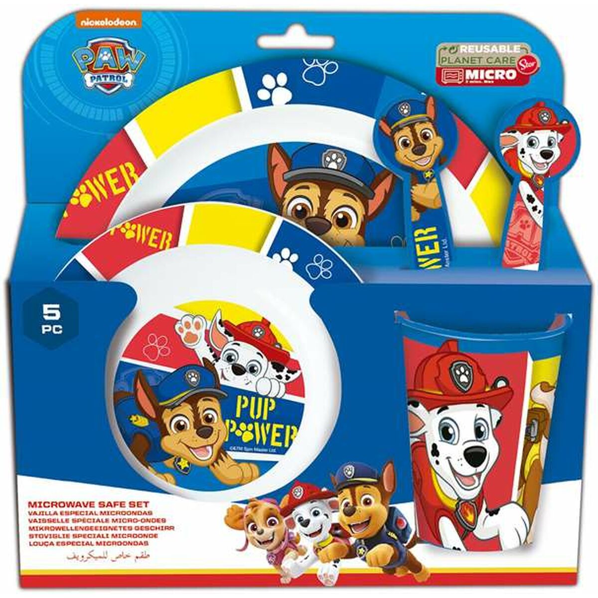 Set De Pique-nique The Paw Patrol Pup Power Enfant