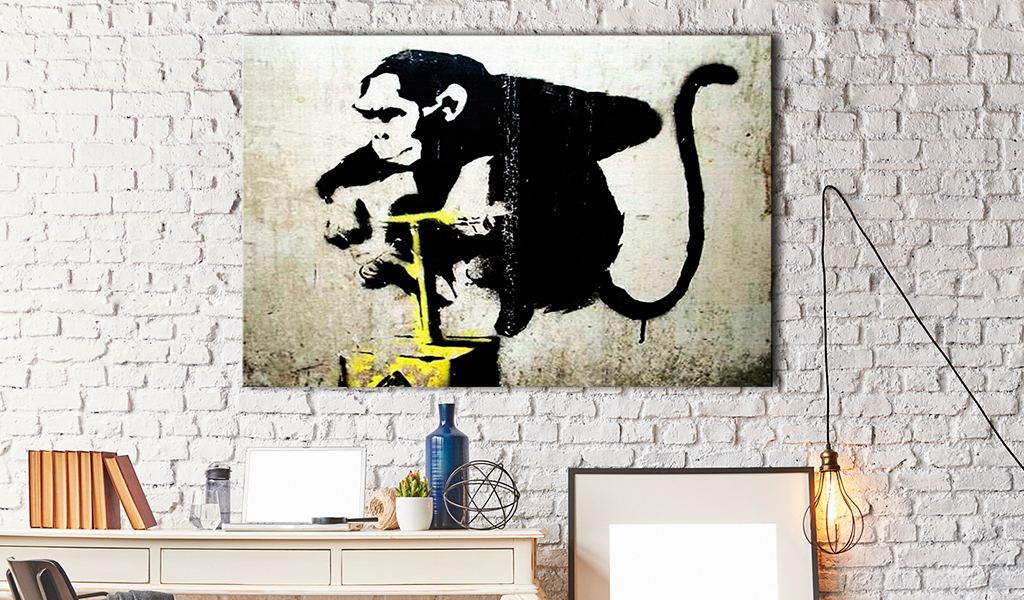 Tableau - Monkey Detonator By Banksy [30x20]