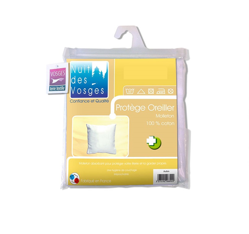 Lot De 2 Protèges Oreillers Molleton 50x70 Nuit Des Vosges