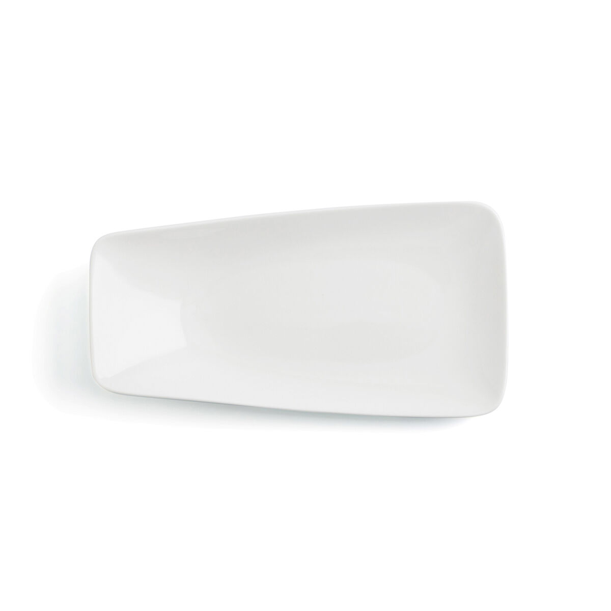 Assiette Plate Ariane Vital Rectangulaire Céramique Blanc (29 X 15,5 Cm) (6 Unités)